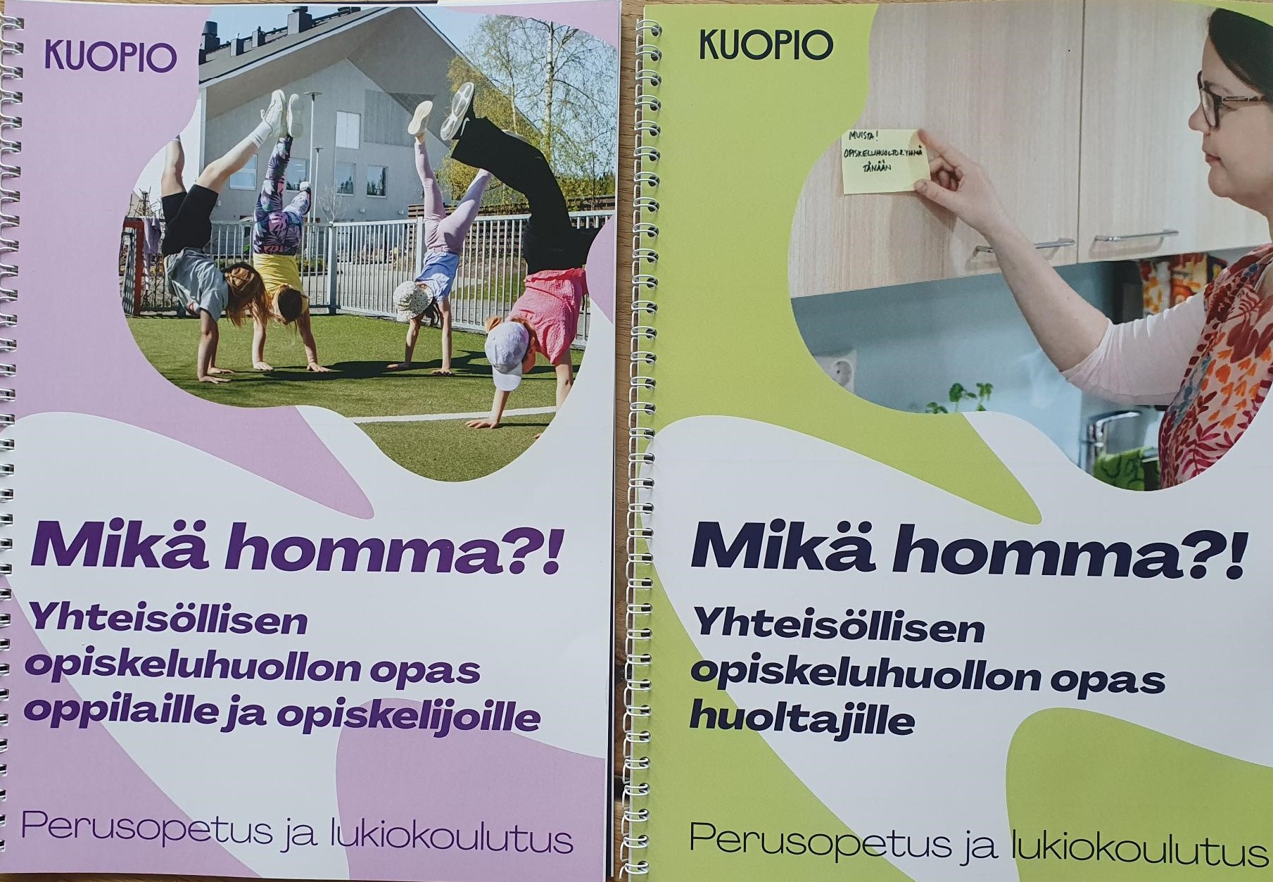 Mikä homma! Yhteisöllisen opiskeluhuollon oppaat opiskelijoille ja huoltajille