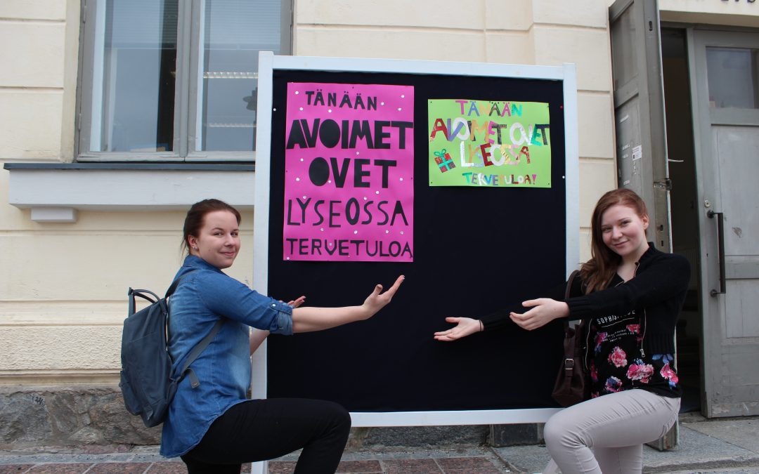 Avoimet ovet yseille 16.-17.11.